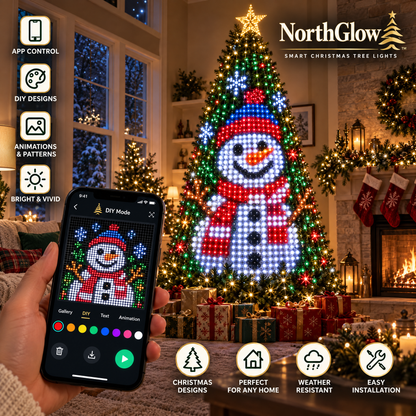NorthGlow™ Smart Animated Christmas Tree Lights