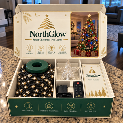 NorthGlow™ Smart Animated Christmas Tree Lights